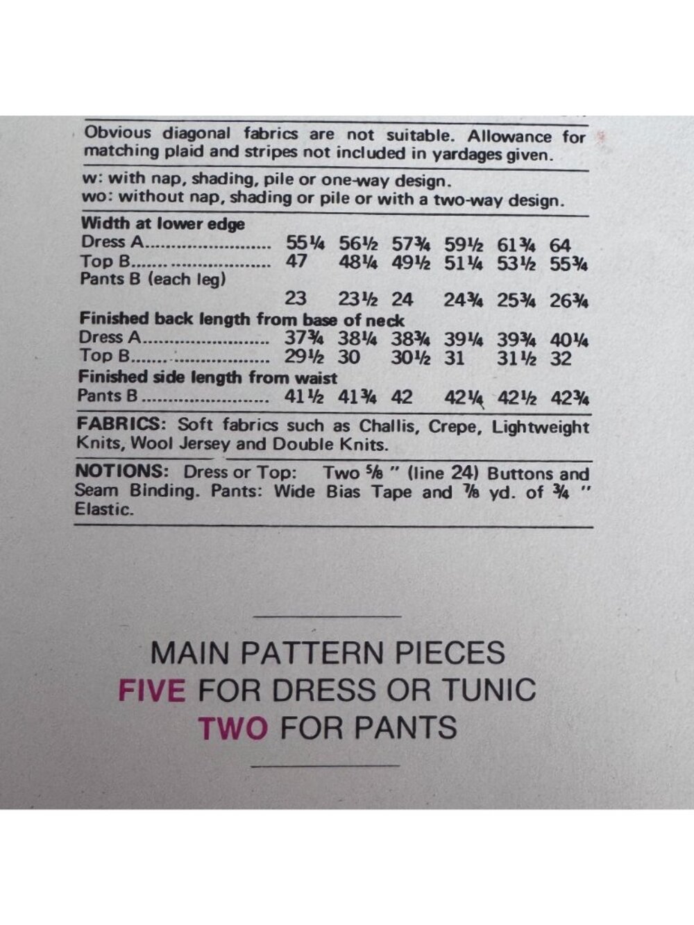 Vogue Sewing Pattern 1168 Stan Herman Dress Pants 10  American Designer UC Easy - Picture 7 of 14